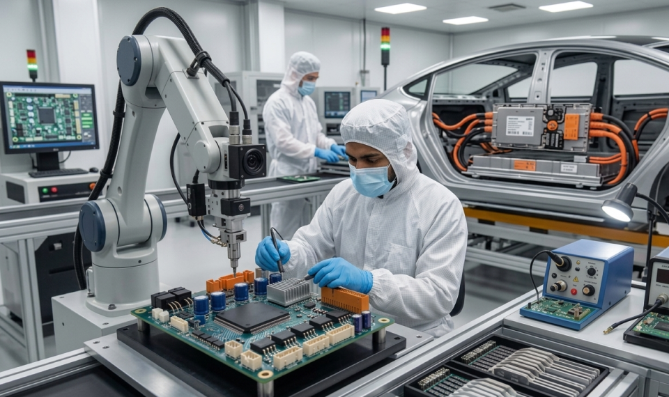Automotive PCB Assembly for EV Power Electronics and Control Systems